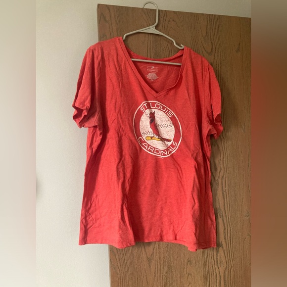 St. Louis Cardinals V Neck Shirt - Picture 1 of 2